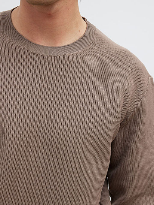 Bisiklet Yaka Erkek Triko Kazak