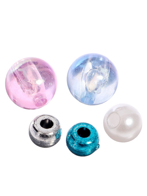 Набор для творчества Создай украшение: Русалочка, 12 видов бусин, 5 шармов