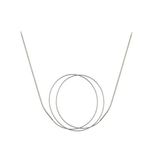 Спицы GAMMA круговые MKG-R сталь d 1.6 мм 80 см 1 шт с металлической леской фото 3