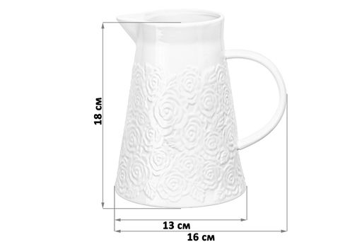 Кувшин 1,2 л 16*13*18 см "Розы"