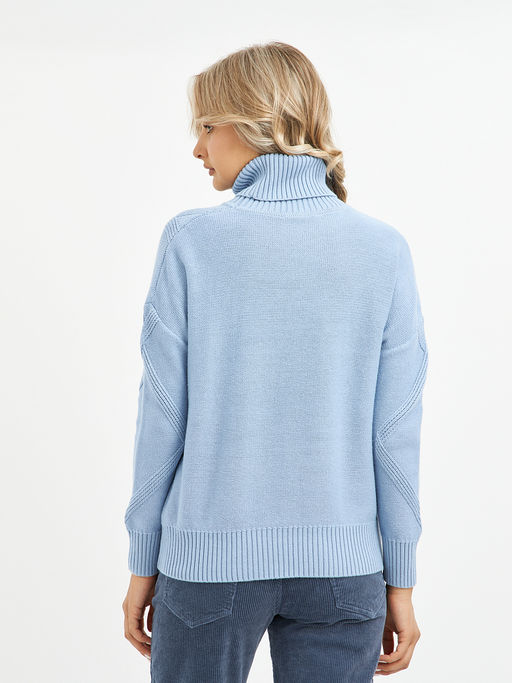 водолазка женская из хлопка с ромбами - Glenfield фото 8