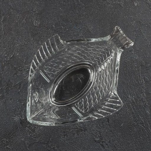 Салатник стеклянный Fish, 21×16 см