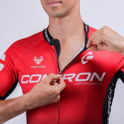 Веломайка/джерси красная спина и грудь / CM-001 Размер M /уп 1/ - Галеонтрейд фото 7