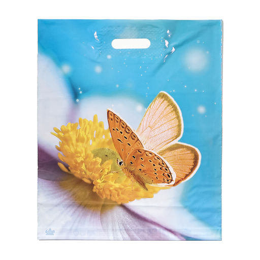 Цена за 50 шт. Пакет «Мгновения», полиэтиленовый с вырубной ручкой, 37×45 см, 60 мкм