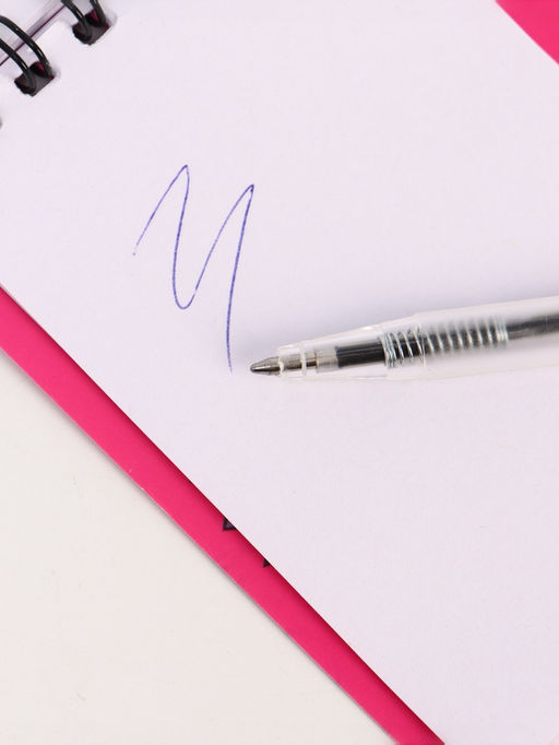 Блокнот А7 и мини ручка, Минни Маус и единорог