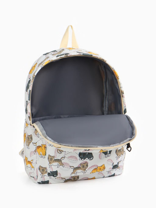 Набор: рюкзак школьный и пенал, с карманами, с принтом, размер 29?12?41 см, розовый