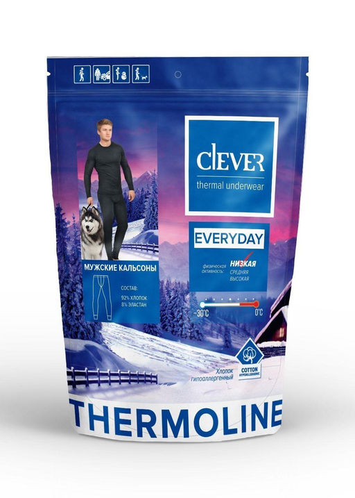MP600320нач ТЕРМ Кальсоны мужские 182 - Clever wear фото 4