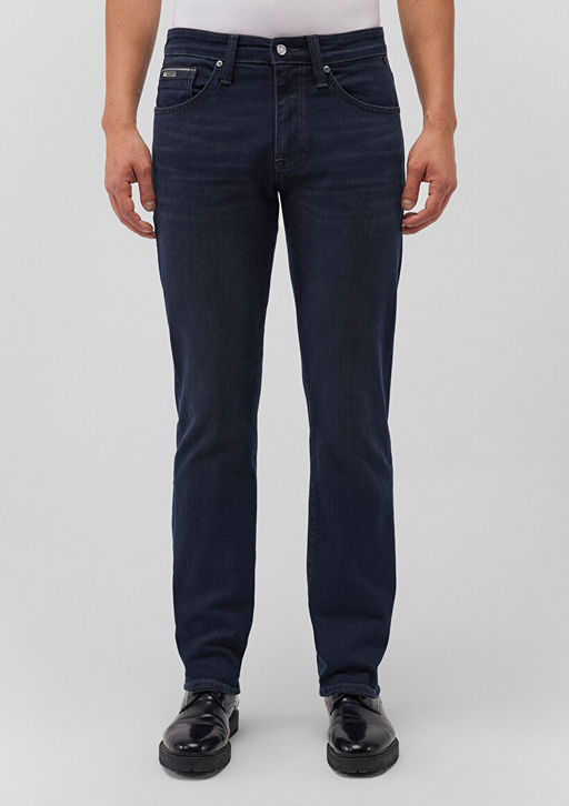 Hunter Mavi Pro Puslu Murekkep Mavi Jean Pantolon  фото 3