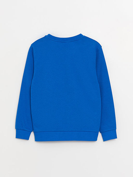 Bisiklet Yaka Basic Uzun Kollu Erkek ?ocuk Sweatshirt - Waikiki фото 2