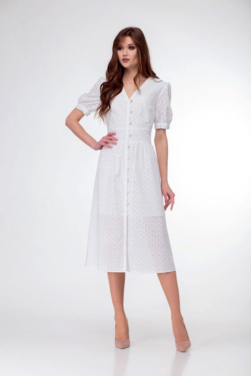 Платье AMORI 9525 молочный  фото 2