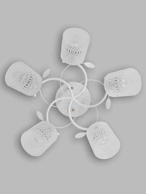 Люстра 20140/5, 3хE27, 60Вт, белый/золото