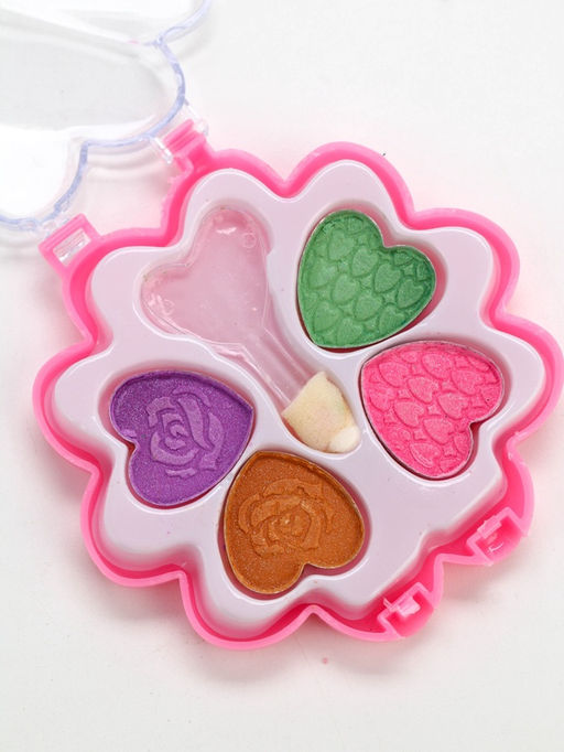 Косметика детская в сумочке «Ты прекрасна» для девочек: блеск прозрачный 10 г, тени 4 цвета, МИКС