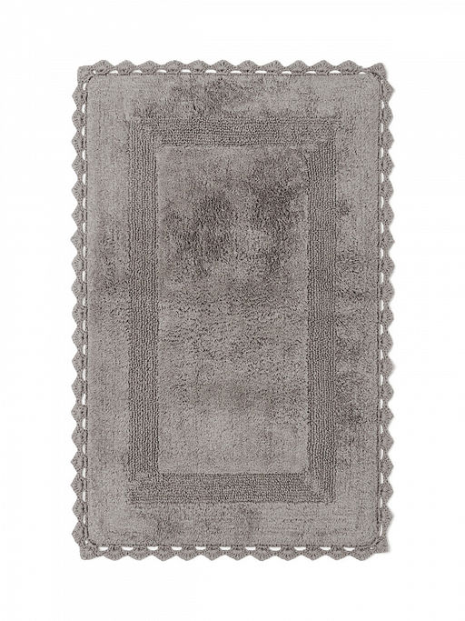 Коврик для ванной 60x100 светло-серый хлопок