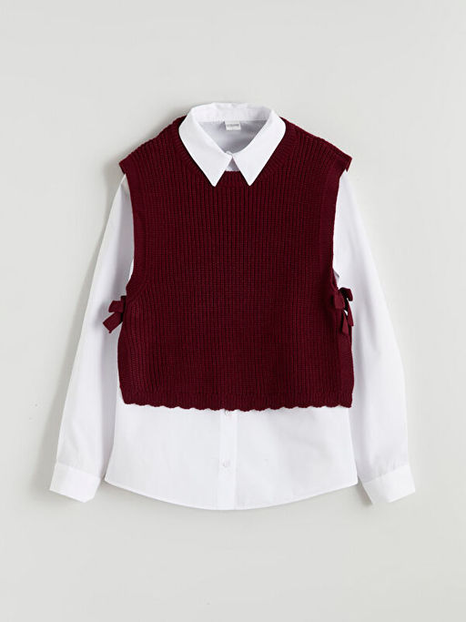 Uzun Kollu K?z ?ocuk G?mlek