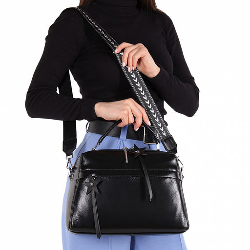 Сумка 7772S black S-Style/ дефект