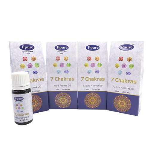 Масло Ppure 7 CHAKRAS 10мл уп-4шт Семь Чакр ароматическое масло для аромаламп