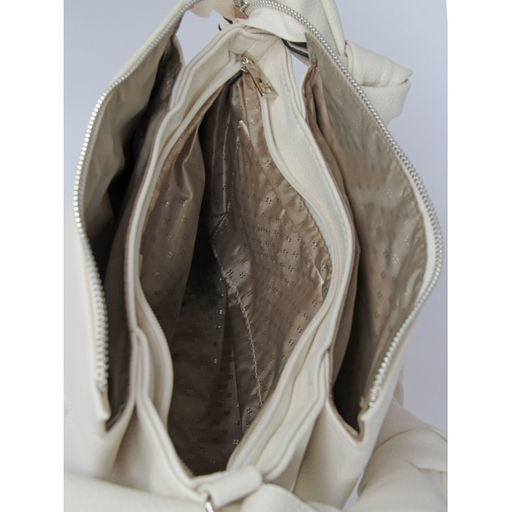 Сумка женская искусственная кожа ADEL-289/2в/ММ, 3отд.2внут.карм. плеч/рем-стропа, бежевый флотер 260364 - Adelia фото 3