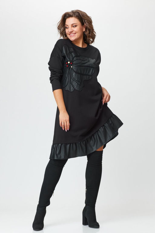Платье INVITE 4083 черный дизайн - Mira fashion фото 43