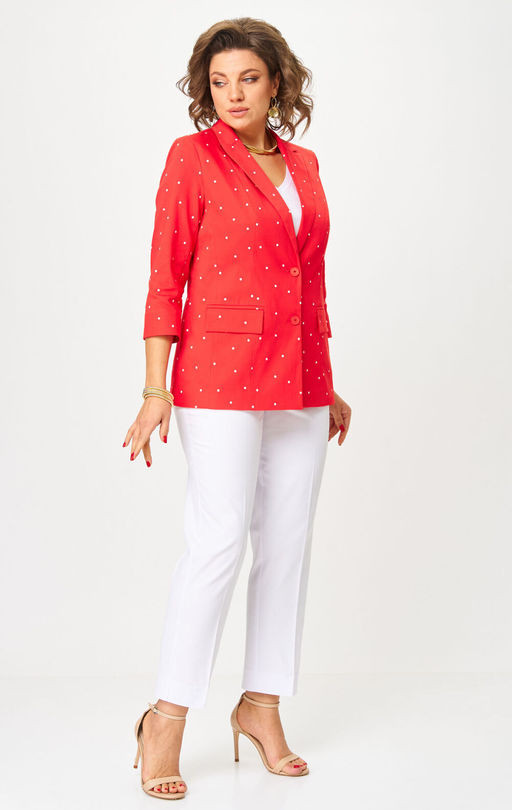 Костюм БелЭльСтиль 412/586-Р красный+белый фото 2
