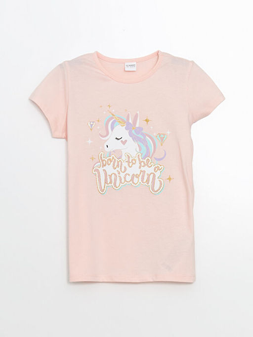 Bisiklet Yaka K?z ?ocuk Pijama Tak?m