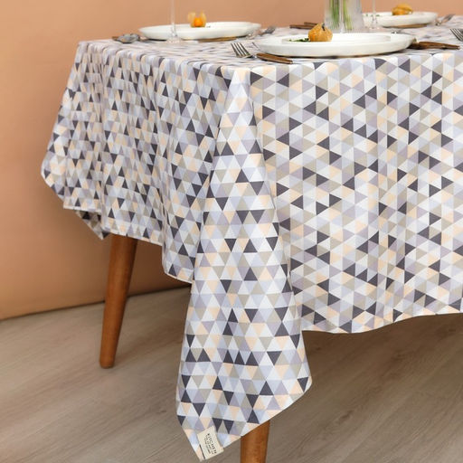 Скатерть Этель Треугольники 110х149 см, 80% хл, 20% пэ, сатин 110 г/м2  фото 2