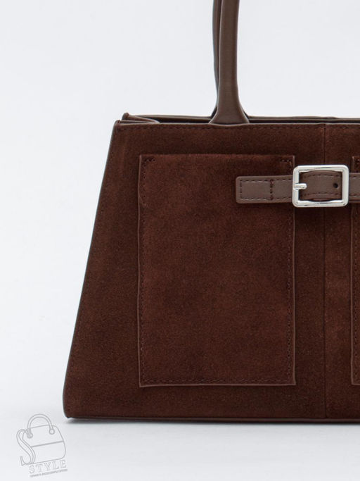 Сумка женская кожаная 990189NN coffee Natale Navetta