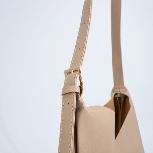 Сумка-мешок на магните, косметичка на молнии, цвет бежевый - Simaland фото 4