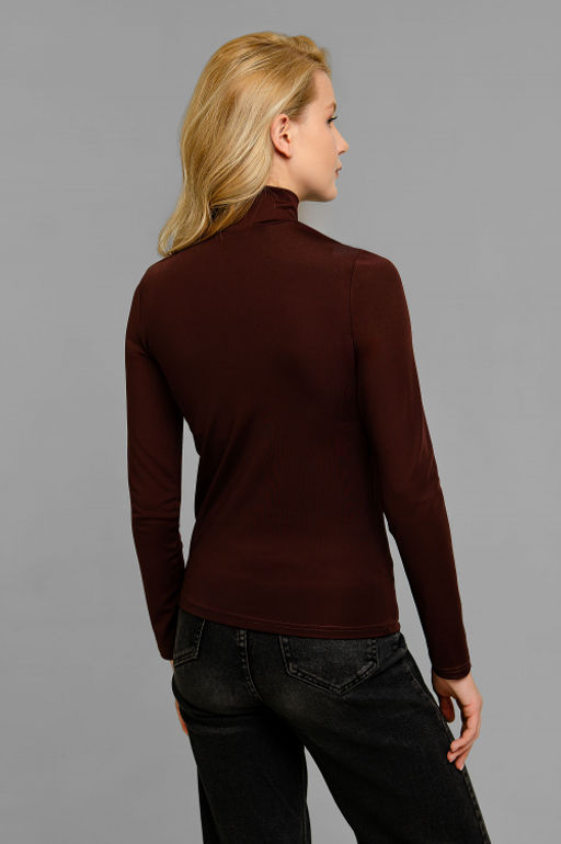 Арт.12803/2 Водолазка женская  42-50 (5 шт) Цвет:шоколад