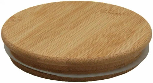 Стеклянная банка для сыпучих продуктов с крышкой BAMBU, объем: 0,6 л арт.004450 /Mallony/  фото 3
