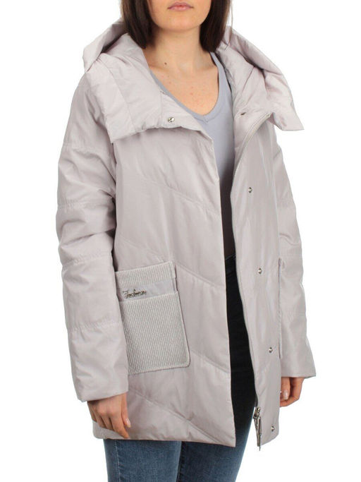 2348 BEIGE Куртка демисезонная женская (тинсулейт) - Фабричный китай фото 8