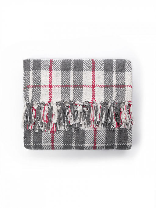 Покрывало 200х220 серый Хлопок 100% - Denastia фото 3