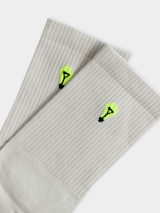 Цена за 5 пар! Носки мужские серые с рисунком в виде лампочки - Mark formelle фото 4