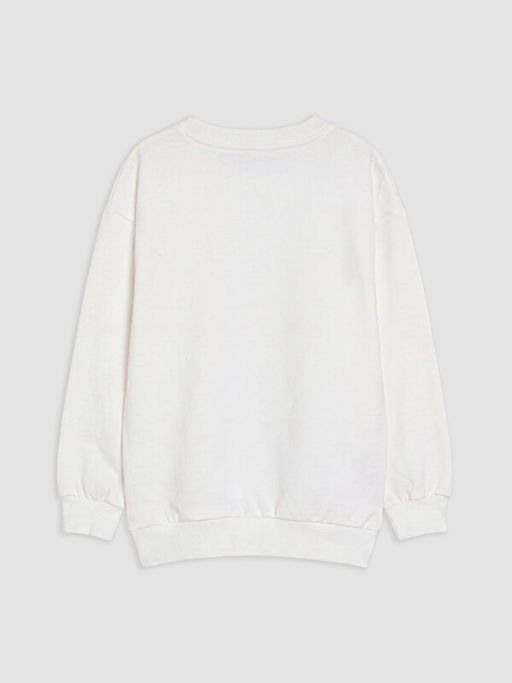 Bask?l? Erkek ?ocuk Sweatshirt Tak?m