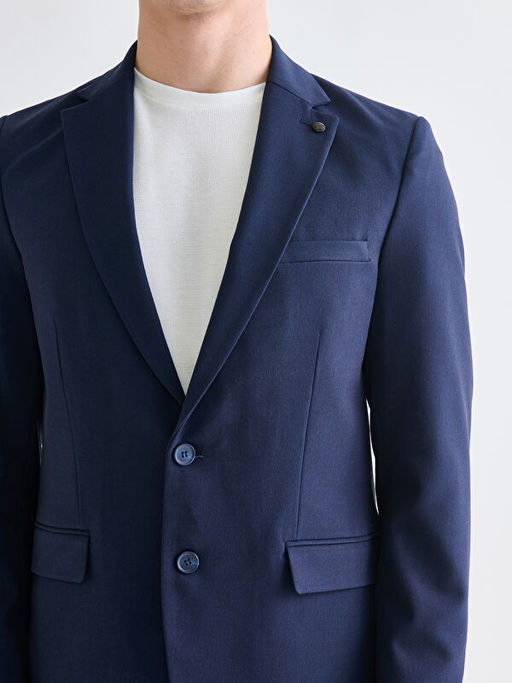 Standart Kal?p Erkek Blazer Ceket