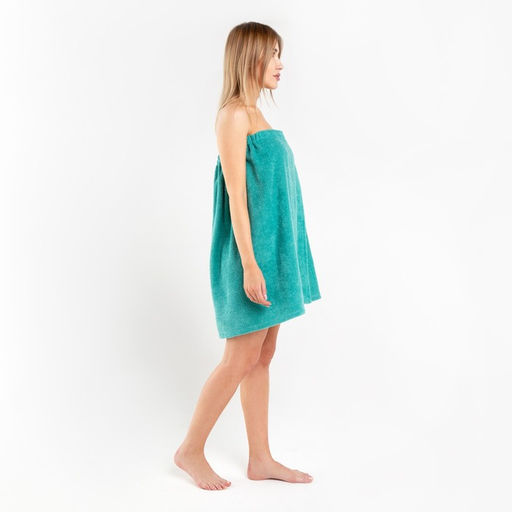 Полотенце банное Экономь и Я «Парео» 68×150 см, цвет голубая трава, 100%хл с AIRO, 320 г/м²