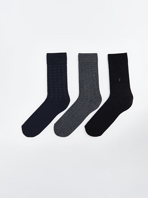 Desenli Erkek Soket ?orap 3l? - Waikiki фото 2