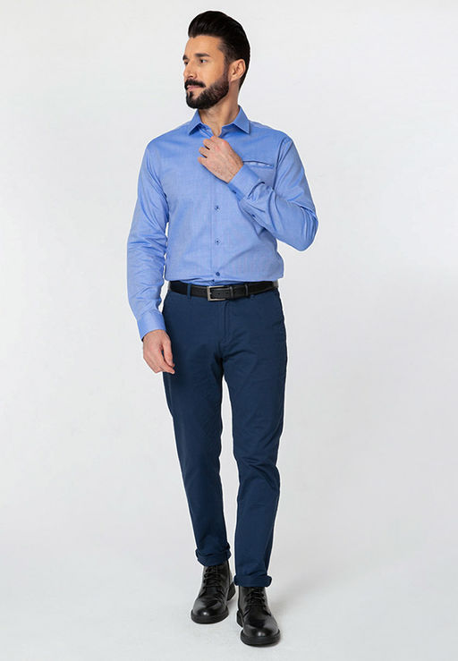 Сорочка мужская длинный рукав GREG 223/131/2957/Z/1  фото 5