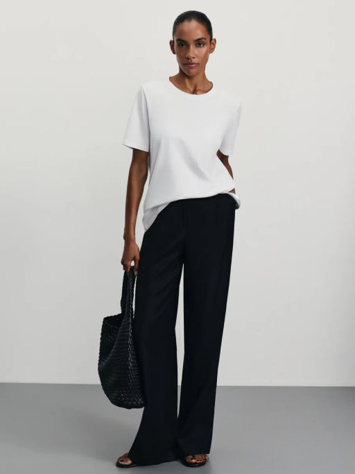 Базовая футболка из хлопка / Zarina  фото 2