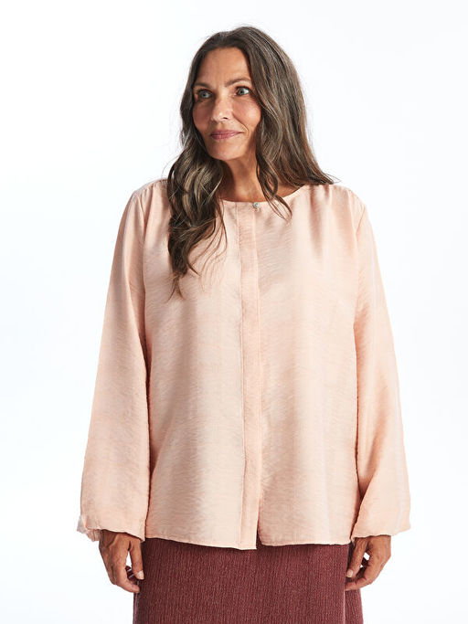 Bisiklet Yaka Kad?n Bluz