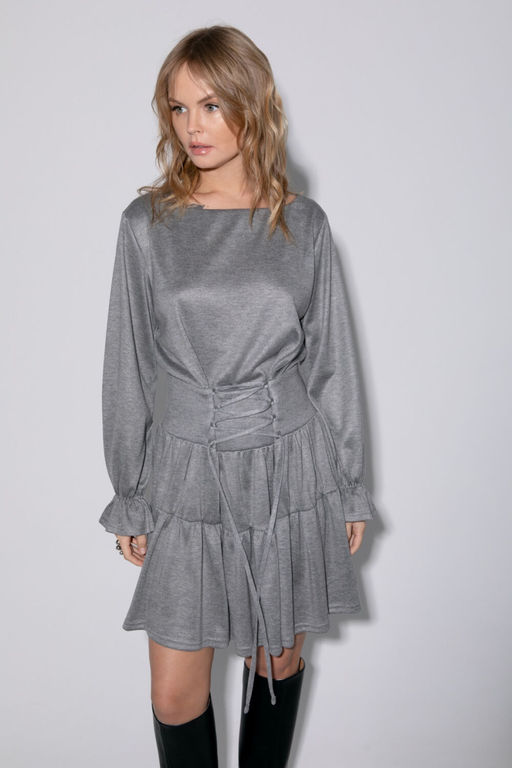 Платье Pirs 5399-Р серый  фото 6