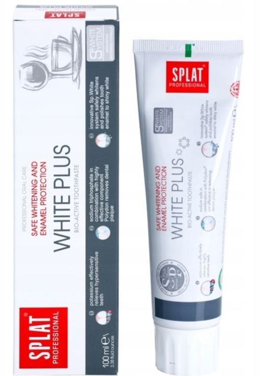 АКЦИЯ! SPLAT Professional зубная паста 100 мл - SPLAT WHITE PLUS / ОТБЕЛИВАНИЕ ПЛЮС  фото 2