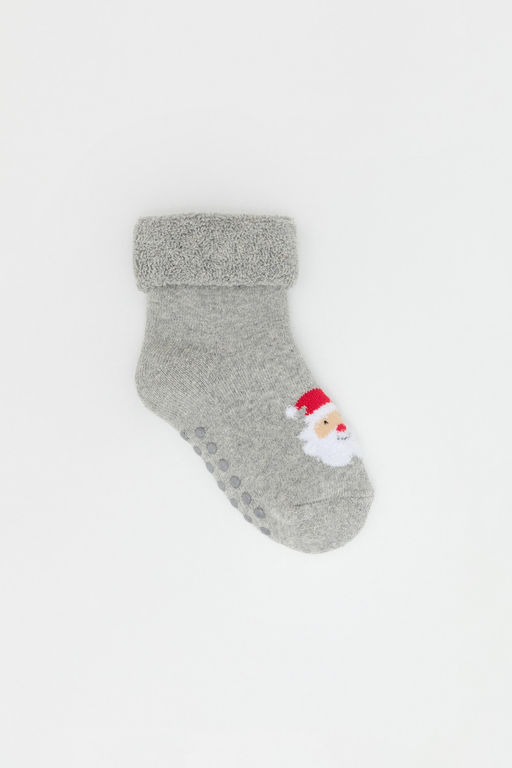 CROCKID СТОК! Носки. Цвет: св.серый меланж