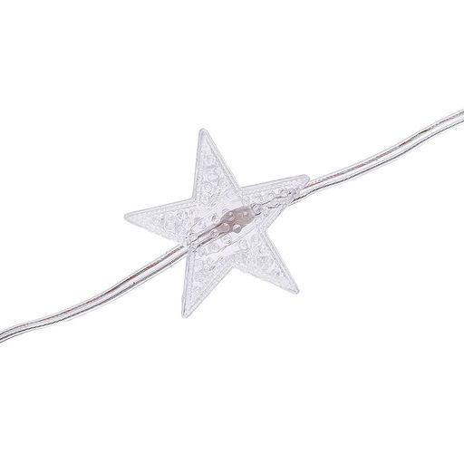 Электрогирлянда интерьерная "Снежинки" теплый