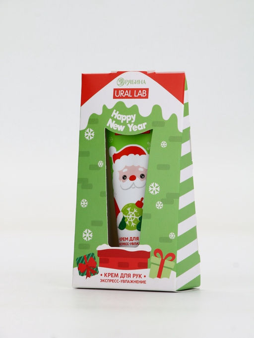 Крем для рук Happy New Year, 30 мл, сливочный крем, URAL LAB