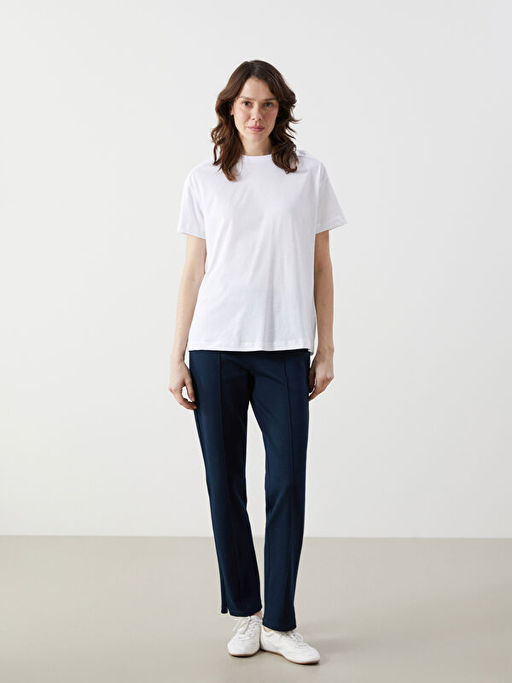 Bisiklet Yaka Kad?n Ti??rt