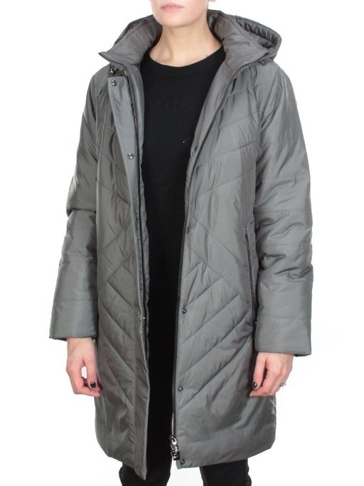 93-613M DARK GRAY Куртка зимняя женская LANKON (верблюжья шерсть) - Fashion фото 9