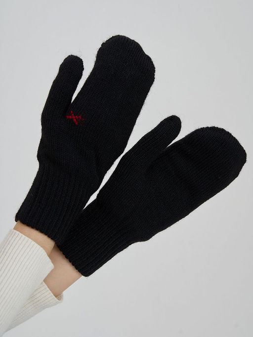 Варежки 212-8223. 95000 чёрный