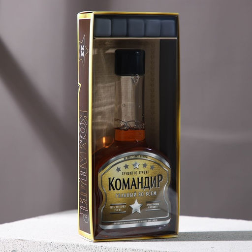 Подарочный набор Командир, гель для душа коньяк 250 мл и мыло для рук 25 г, HARD LINE фото 5