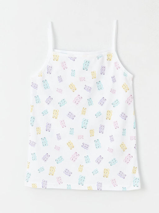 Kare Yaka Bask?l? Ask?l? K?z ?ocuk Atlet 2li - Waikiki фото 2