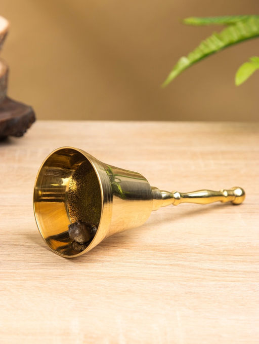 Цена за 2 шт. Колокольчик, 7×7×16.5 см, латунь